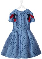 Thumbnail for your product : Mi Mi Sol TEEN polka-dot flared dress