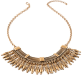 Thumbnail for your product : Forever 21 Feather Bib Necklace