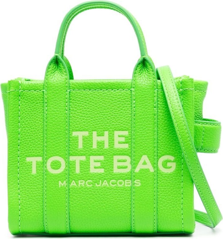 Marc Jacobs - Women's 'The Shiny Crinkle Micro Tote' Bag - Green