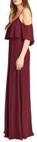 Thumbnail for your product : Show Me Your Mumu Caitlin Cold Shoulder Chiffon Gown