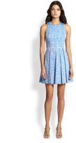 Thumbnail for your product : Ali Ro Pleated Jacquard Dress