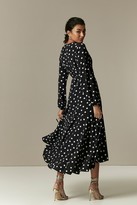 Thumbnail for your product : Wallis Monochrome Spot Print Midi Dress
