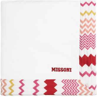 Missoni Cotton Jersey Padded Blanket W/ Zigzag