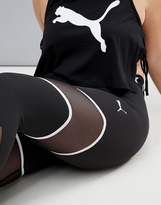 Thumbnail for your product : Puma Plus Exclusive To Asos Mesh Panel Legging In Black