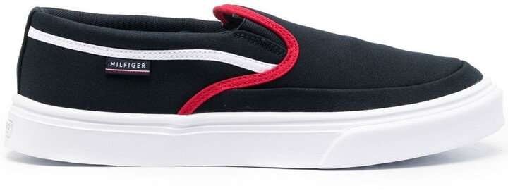 Tommy Hilfiger Logo Tag Slip-On Sneakers - ShopStyle