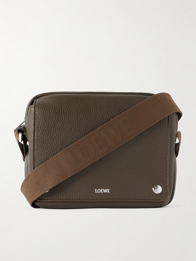 Loewe Pebble XS Full-Grain Leather Messenger Bag