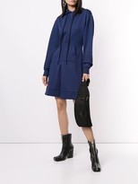Thumbnail for your product : Unravel Project Pintuck-Detail Hoodie Dress