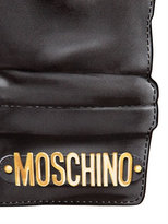 Thumbnail for your product : Moschino Backpack Printed Leather Pouch