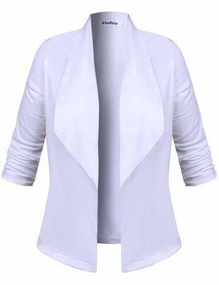 Abollria Womens Casual Work Office Blazer Jacket 