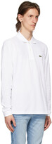 Thumbnail for your product : Lacoste White L.12.12 Long Sleeve Polo