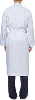 Thumbnail for your product : Emma Willis Striped Linen Dressing Gown