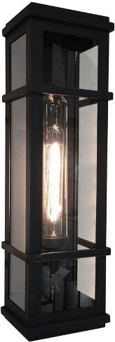 Artcraft Lighting ArtcraftLightingGrangerSquare1-LightWallLightinBlack