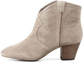 Thumbnail for your product : Ash Spiral Suede Western Bootie, Stone