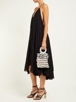 Thumbnail for your product : Rosantica Jules Beaded Clutch Bag - Black White