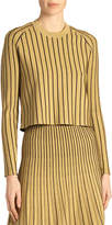 Thumbnail for your product : Proenza Schouler Piped Metallic Crewneck Sweater