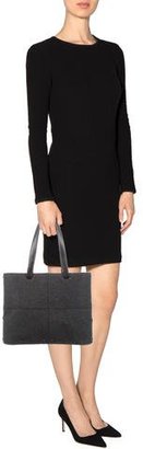 Tod's Leather-Accented Wool Tote