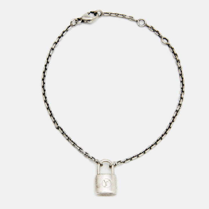 Louis Vuitton Vintage Off-White Monogram Charm Bracelet - ShopStyle