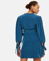 Thumbnail for your product : Topshop Ovoid Sleeve Wrap Dress