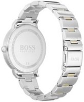 Thumbnail for your product : HUGO BOSS Stainless-steel watch with link bracelet and golden accents