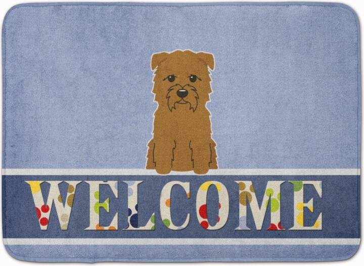 Carolines Treasures BB5641RUG Glen of Imal Tan Welcome Machine Washable Memory Foam Mat 19 X 27" multicolor
