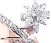 Thumbnail for your product : YEPREM 18kt Rose And White Gold Diamond Flower Ring