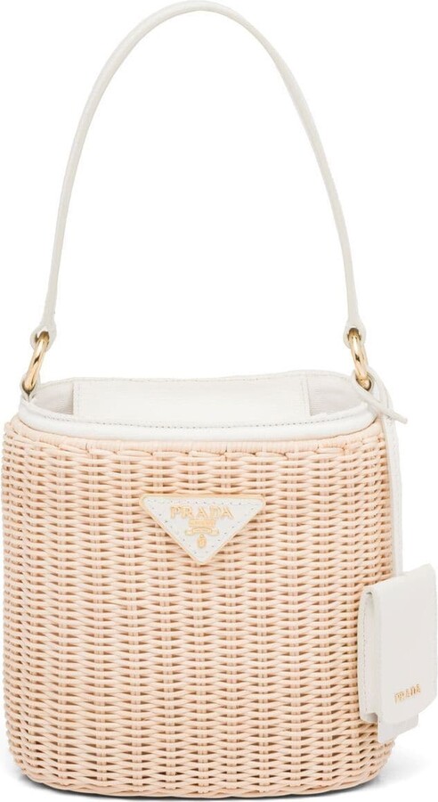 Prada Wicker Bucket Bag ShopStyle