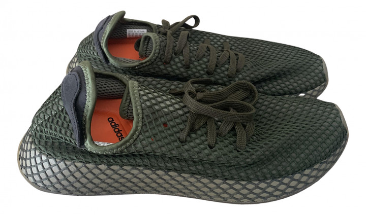 adidas Deerupt Runner Khaki Cloth Trainers - ShopStyle