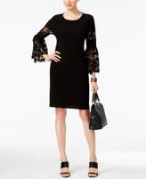 Thumbnail for your product : Alfani Petite Lace-Sleeve Dress, Created for Macy's