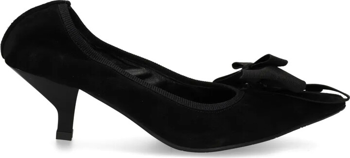 ras 50mm Bow-Detail Kitten-Heel Pumps