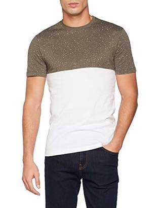 New Look Men's Block Spray Regular Fit T - Shirt,(Manufacturer Size:51)
