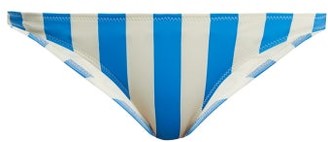 Solid & Striped The Rachel Striped Bikini Briefs - Blue Stripe