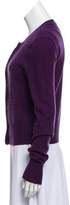 Thumbnail for your product : Diane von Furstenberg Lightweight Wool-Blend Cardigan Purple Lightweight Wool-Blend Cardigan