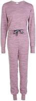 Thumbnail for your product : boohoo Satin Tie Lounge Onesie