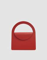 Thumbnail for your product : Building Block Lady Leather Purse in Tomato
