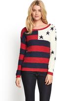 Thumbnail for your product : Tommy Hilfiger Sanne Star Stripe Jumper