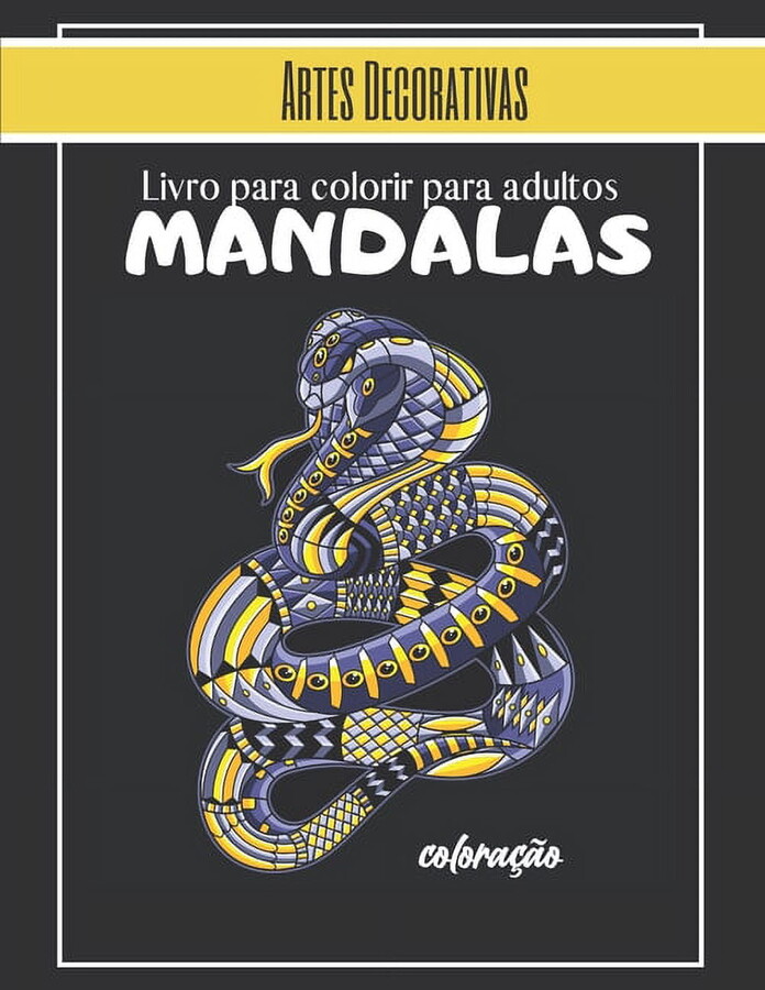 Livro para colorir para adultos - Artes Decorativas - Mandalas para colorir: Magníficos Mandalas para os apaixonados - Livro de colorir Adultos e Crianças Anti-Stress e Relaxante - Objectos, animais,