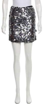 Alice + Olivia Sequin Mini Skirt