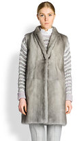 Thumbnail for your product : Jil Sander Long Mink Fur Vest