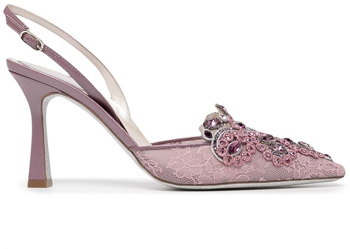 Lace Slingback | Shop the world's largest collection of fashion 
