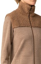 Thumbnail for your product : Akris Punto Faux Fur Zip-Front Long Knit Cardigan