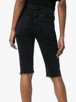 Thumbnail for your product : AGOLDE Frayed Denim Shorts
