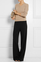 Thumbnail for your product : Agnona Wool-blend crepe wide-leg pants