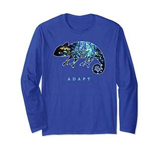 Blue Chameleon Geek Long Sleeve T-Shirt For Herpetologists