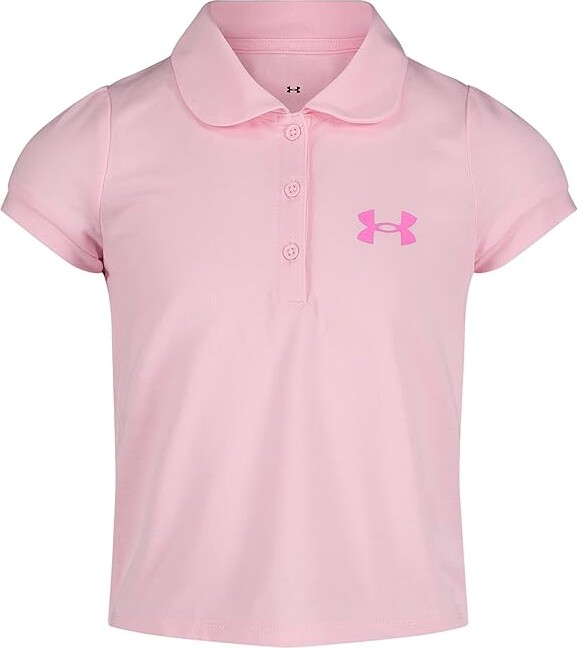 Under Armour Kids Solid Polo (Little Kids) (Pink Sugar) Girl's Clothing -  ShopStyle