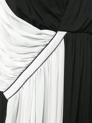 Vionnet two-tone asymmetric dress