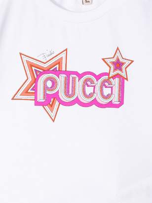Emilio Pucci Junior logo T-shirt