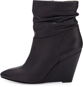 Thumbnail for your product : Seychelles Set In Stone Leather Wedge Bootie, Black