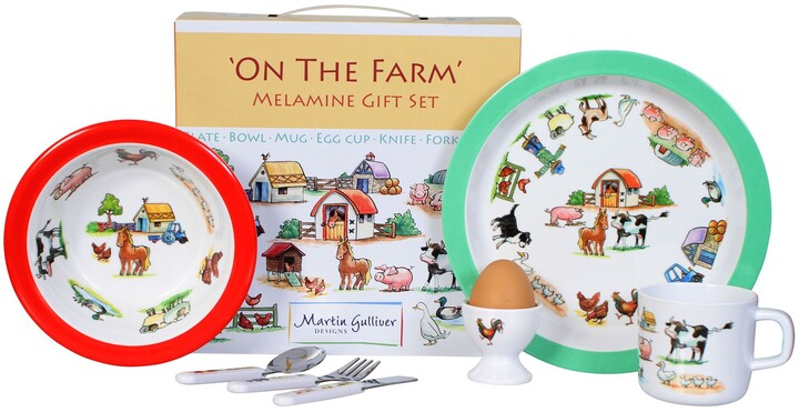 Martin Gulliver On The Farm Melamine Dinner Set ShopStyle Baby