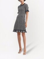 Thumbnail for your product : Oscar de la Renta Tweed Grid-Check Sequin Dress