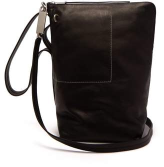 Rick Owens Leather Bag - Mens - Black